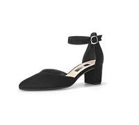 Gabor Damen Riemchen Pumps, Frauen Absatzschuhe,Ausgehschuhe,Abendschuhe,Court Shoes,stöckelschuhe,knöchelriemchen,Heels,schwarz,40.5 EU / 7 UK