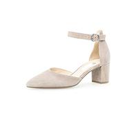 Gabor Damen Riemchen Pumps, Frauen Absatzschuhe,hochhackige Schuhe,stoeckelschuhe,Ausgehschuhe,Abendschuhe,Court Shoes,Lady,Visone,39 EU / 6 UK