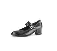 Gabor Damen Riemchen Pumps, Frauen Absatzschuhe,Moderate Mehrweite (G),stoeckelschuhe,Abendschuhe,Court Shoes,Mary-Jane,schwarz,39 EU / 6 UK