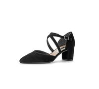 Gabor Damen Riemchen Pumps, Frauen Absatzschuhe,stöckelschuhe,Sandaletten,überkreuzte Riemchen,feine halteriemen,elegant,schwarz,37 EU / 4 UK