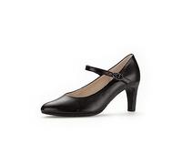 Gabor Damen Riemchen Pumps, Frauen Absatzschuhe,stöckelschuhe,Spangenpumps,Mary-Jane,Trachtenschuhe,festlich,Oktoberfest,schwarz,37 EU / 4 UK