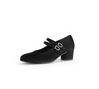 Gabor Damen Riemchen Pumps, Frauen Pumps,Soft-Move,daempfung,Best-Fitting,gesund,elastisch,gepolstert,polsterung,feminin,schwarz,38.5 EU / 5.5 UK