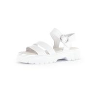 Gabor Damen Sandaletten, Frauen Sandalen,Best Fitting,offene Schuhe,Strandschuhe,Riemchensandalen,elegant,Leichter Absatz,Weiss,39 EU / 6 UK