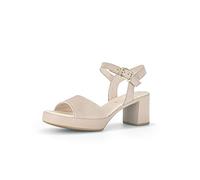 Gabor Damen Riemchensandalen, Frauen Sandalen,Best Fitting,offene Schuhe,Strandschuhe,Sandaletten,Sommersandalen,Absatz,Desert,41 EU / 7.5 UK