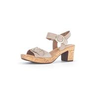 Gabor Damen Riemchensandalen, Frauen Sandalen,Best Fitting,offene Schuhe,Strandschuhe,Sandaletten,Sommersandalen,Absatz,Desert,39 EU / 6 UK