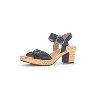 Gabor Shoes Plateau Sandale - Schwarz Nappa