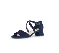 Gabor Damen Riemchensandalen, Frauen Sandalen,Best Fitting,Sommerschuhe,Freizeitschuhe,offene Schuhe,Strandschuhe,Absatz,Atlantik,39 EU / 6 UK