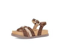 Gabor Damen Riemchensandalen, Frauen Sandalen,Easy-Walking,elegant,einlege-Sohle,geschlossen,Holly-Jolly,Navy,Off-White,Cacao/Gold,43 EU / 9 UK