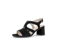 Riemchensandale GABOR "Riemchensandale", Damen, Gr. 37, schwarz, Schuhe Riemchensandale (39256349-37) schwarz