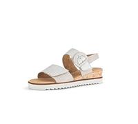 Gabor Damen Sandalen Comfort, Riemchensandalen, bianco/mus (Kork/cr), Größe 38,5 EU / 5,5 UK