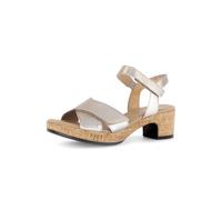 Gabor Damen Riemchensandalen, Frauen Sandalen,Freizeitschuhe,offene Schuhe,Strandschuhe,Sandaletten,Sommersandalen,Puder (S.Kork),42 EU / 8 UK