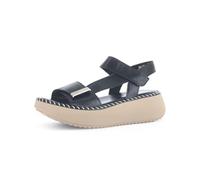 Gabor Damen Riemchensandalen, Frauen Sandalen,Freizeitschuhe,offene Schuhe,Strandschuhe,Sandaletten,Sommersandalen,bequem,schwarz,39 EU / 6 UK