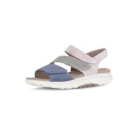 Gabor Damen Riemchensandalen, Frauen Sandalen,gepolstert,polsterung,feminin,pink,Wide-fit,h-Weite,Leder-Sohle,Nautic/Pino/Flieder,44 EU / 9.5 UK