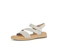 Gabor Damen Riemchensandalen, Frauen Sandalen,Leichte Mehrweite (G),offene Schuhe,Strandschuhe,Sandaletten,bequem,flach,Muschel,36 EU / 3.5 UK