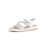 Riemchensandalen silber/weiss