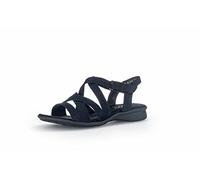 Gabor Damen Riemchensandalen | Frauen Sandalen | Moderate Mehrweite (G) | offene Schuhe | Strandschuhe | Sandaletten | Blue | 37.5 EU - 4.5 UK