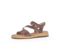 Gabor Damen Riemchensandalen, Frauen Sandalen,Moderate Mehrweite (G),Sommerschuhe,Freizeitschuhe,offene Schuhe,Peanut,39 EU / 6 UK
