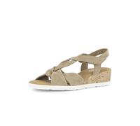 Gabor Damen Riemchensandalen, Frauen Sandalen,modisch,orthopaedisch,einlege-Sohlen,Soft-Move,daempfung,Best-Fitting,Sand (S.Kork),40 EU / 6.5 UK