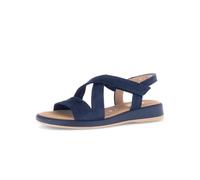 Gabor Damen Riemchensandalen, Frauen Sandalen,offene Schuhe,Strandschuhe,Sandaletten,Sommersandalen,bequem,flach,Sommerschuhe,Blue,42 EU / 8 UK