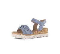 Gabor Plateausandaletten Heaven – Plateau Sandale, blau, Damen Gr. 42