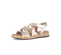 Gabor Damen Riemchensandalen, Frauen Sandalen,robust,rustikal,sensitiv,stabil,trage-komfort,tritt-fest,vegan,puder/plat(S.Kork),37 EU / 4 UK