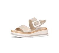 Gabor Damen Riemchensandalen, Frauen Sandalen,Rolling-Soft,Sensitive,Basic,Derby,Silber,rosa,grau,beige,Lack,pink,Puder/oasi (LDS),42.5 EU / 8.5 UK