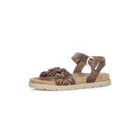 Gabor Damen Riemchensandalen, Frauen Sandalen,Rolling-Soft,Sensitive,Derby,Silber,rosa,grau,beige,Lack,braun,klassisch,pink,Camel,37 EU / 4 UK