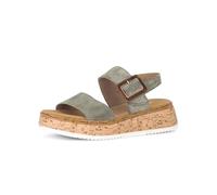 Gabor Damen Riemchensandalen, Frauen Sandalen,rustikal,sensitiv,stabil,trage-Komfort,Tritt-fest,Wasser-dicht,Rose,Pine (LDS/Kork),39 EU / 6 UK