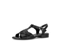 Gabor Damen Riemchensandalen, Frauen Sandalen,Schaft-weiten,senkfuss,senk-spreizfuss,Ladies,Women's,Woman,schwarz(Altsilber),42.5 EU / 8.5 UK