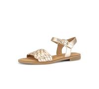 Riemchensandale GABOR "Riemchensandale", Damen, Gr. 37,5, gold, Schuhe Riemchensandale (38759558-37,5) gold