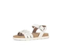 Plateausandaletten GABOR "Plateau Sandale", Damen, Gr. 38, creme, Schuhe (75977323-38) creme