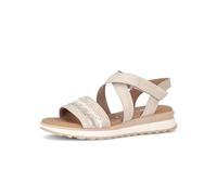 Gabor Damen Riemchensandalen, Frauen Sandalen,Sensitive,Basic,Derby,Silber,rosa,grau,beige,Lack,braun,klassisch,gesund,Puder Kombi,37.5 EU / 4.5 UK