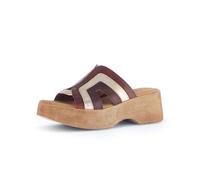 Gabor Damen Riemchensandalen, Frauen Sandalen,Sommerschuhe,Freizeitschuhe,offene Schuhe,Strandschuhe,Sandaletten,Camel Kombi,40.5 EU / 7 UK