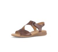 Riemchensandale GABOR "Riemchensandale", Damen, Gr. 38,5, braun, Schuhe Riemchensandale (81800129-38,5) braun