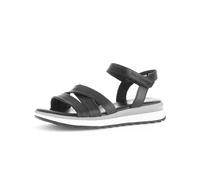 Gabor Sandalen schwarz Nappa 82.844.57 für Damen, schwarz, Größe 42 ½ EU / 8,5 UK