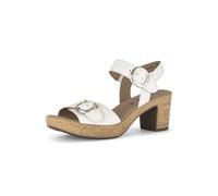 Gabor Damen Riemchensandalen, Frauen Sandalen,Sport-Dynamic,g-Weite,glatt-Leder,antikrosa,silbrt,Casual,Fashion,metallic,Latte,35 EU / 2.5 UK