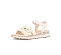 Riemchensandale GABOR "Riemchensandale", Damen, Gr. 38, beige, Schuhe Riemchensandale (94368239-38) beige