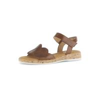 Gabor Damen Riemchensandalen, Frauen Sandalen,Strandschuhe,Sandaletten,Sommersandalen,bequem,flach,Sommerschuhe,Camel (S.Kork),40.5 EU / 7 UK