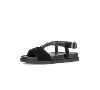 Riemchensandalen schwarz - Gr. - 39