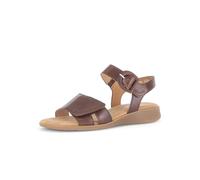 Gabor Damen Riemchensandalen, Frauen Sandalen,wechsel-Fussbett,Optifit,breit,Hovercraft,atmungs-aktiv,sacchetto,weich,Weiss,Sattel,41 EU / 7.5 UK