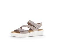 Gabor Damen Riemchensandalen, Frauen Sandalen,Wechselfußbett,halteriemen,Sommerschuhe,Freizeitschuhe,offene Schuhe,Muschel,39 EU / 6 UK