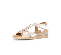 Gabor Damen Riemchensandalen, Frauen Sandalen,Wellness,schick,verspielt,Leder-Ware,chic,Trend-bewusst,praktisch,Puder (S.Kork),38 EU / 5 UK