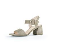 Gabor Damen Riemchensandalen, Frauen Sandaletten,Best Fitting,Sandaletten,Sommersandalen,Absatz,Women's,Lady,Ladies,Schilf,37 EU / 4 UK