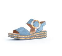 Gabor Damen Riemchensandalen, Frauen Sandaletten,Best Fitting,Sandaletten,Sommersandalen,flach,Women's,Lady,Ladies,Jeans,42 EU / 8 UK