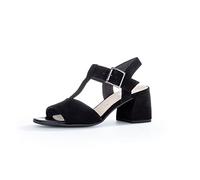 Gabor Damen Riemchensandalen, Frauen Sandaletten,Best Fitting,Sommerschuhe,Freizeitschuhe,offene Schuhe,Strandschuhe,Lady,schwarz,37.5 EU / 4.5 UK