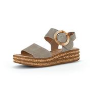 Gabor Damen Riemchensandalen, Frauen Sandaletten,Best Fitting,Sommerschuhe,Freizeitschuhe,offene Schuhe,Strandschuhe,bequem,Schilf,38.5 EU / 5.5 UK