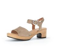 Gabor Damen Riemchensandalen, Frauen Sandaletten,Moderate Mehrweite (G),Women's,Lady,Ladies,Sommerschuhe,Freizeitschuhe,sesamo,39 EU / 6 UK