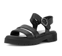 Gabor Damen Riemchensandalen, Frauen Sandalen,Sommersandalen,Sommerschuhe,Freizeitschuhe,offene Schuhe,Strandschuhe,Absatz,schwarz,38 EU / 5 UK
