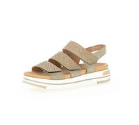 Gabor Damen Sandalen Davos Sandale Lederkombination Plateau Bequem Freizeit uni Damen Schuhe