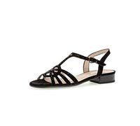 Gabor Damen Sandalen, Frauen Sandaletten,Moderate Mehrweite (G),ladies,women's,woman,sandaletten,sommerschuhe,bequem,schwarz (Strass),37 EU / 4 UK